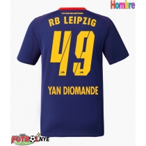 Camiseta RB Leipzig Yan Diomande #49 Visitante Equipación 2025-26 manga corta